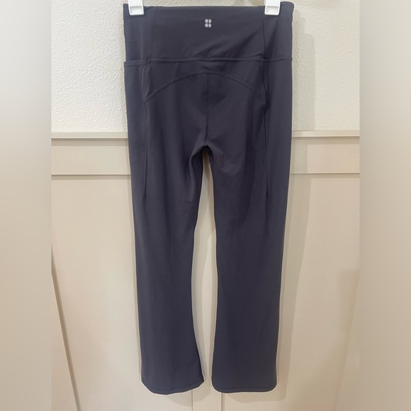 Sweaty Betty Super Soft Flare Yoga Pants Purple Grey Size 8 - Picture 9 of 12